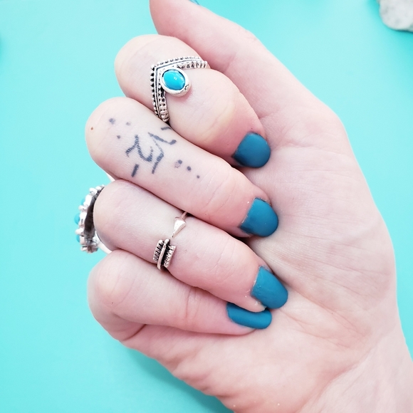 ❌️SOLD❌️Turquoise ring bundle! - Picture 4 of 7